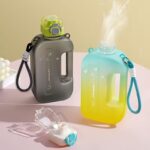 قمقمه آب اسپرت مربعی مدل Yiben ظرفیت ۷۵۰ میلی‌لیتر – سبک، مقاوم و بدون BPA - Image 3