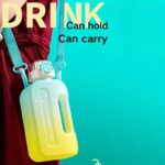 قمقمه آب اسپرت مربعی مدل Yiben ظرفیت ۷۵۰ میلی‌لیتر – سبک، مقاوم و بدون BPA - Image 5