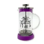 فرنچ‌پرس کف سیلیکون شیشه‌ای با درب استیل - Image 5