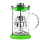 فرنچ‌پرس کف سیلیکون شیشه‌ای با درب استیل - Image 3