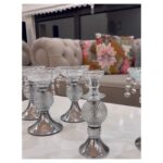 هفت‌سین ۹ پارچه باکارات کریستال وارداتی | رنگ نقره‌ای با تضمین رنگ - Image 4