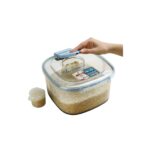 عکس جا برنجی شالیز ۱۰ کیلویی پلاستیکی با درب پلمپ‌دار