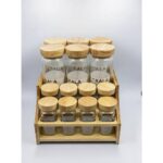 استند پاسماوری ۱۴ عددی به‌همراه مکارتی و مغزی ادویه‌پاش | کیفیت بسیار عالی با درب رابر - Image 2